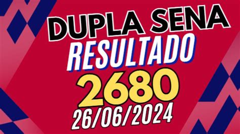 dupla sena paga terno|Veja os números do concurso da Dupla Sena 2680 no resultado .